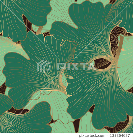 botanical seamless pattern botanical seamless pattern 135864627