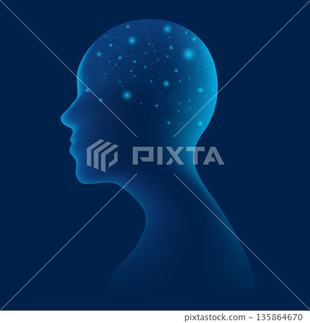 human brain concept human brain concept 135864670
