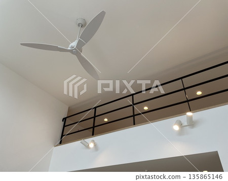 Loft and ceiling fan Loft and ceiling fan 135865146