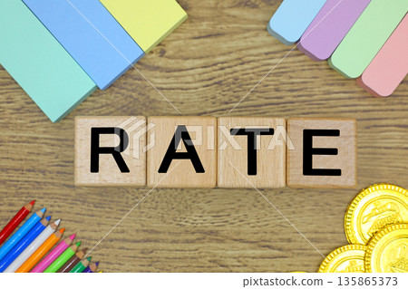 A block labeled RATE A block labeled RATE 135865373