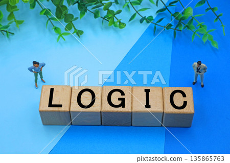 A block labeled LOGIC A block labeled LOGIC 135865763