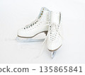 Skates female on white isolated background 135865841