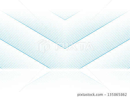 Bright blue geometric linear arrows abstract futuristic tech background 135865862