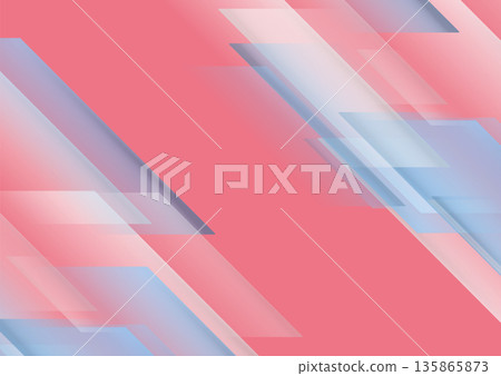 Blue pink pastel diagonal elements, geometric tech abstract background Blue pink pastel diagonal elements, geometric tech abstract background 135865873