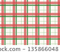 Spring strawberry check pattern 135866048