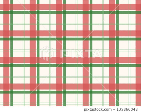 Spring strawberry check pattern Spring strawberry check pattern 135866048