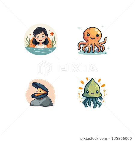 A collection of diverse icons featuring a tulip, a broken chain, a stage with performers, and a portrait of a person. A collection of diverse icons featuring a tulip, a broken chain, a stage with performers, and a portrait of a person. 135866060