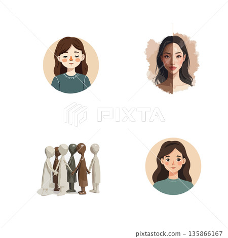 A set of pixel art illustrations featuring a celebrating person, a solar-powered frog, a house, and a flower. A set of pixel art illustrations featuring a celebrating person, a solar-powered frog, a house, and a flower. 135866167