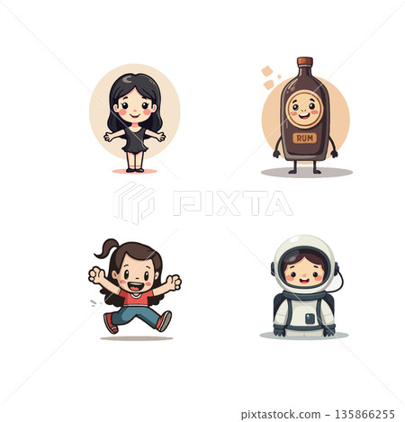 Collection of pixel art icons featuring nature scenes, food, and a house, all in a charming, retro style. Collection of pixel art icons featuring nature scenes, food, and a house, all in a charming, retro style. 135866255
