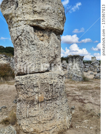 rock formations. stone forest rock formations. stone forest 135867813