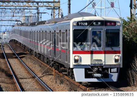 Keio 7000 series 7728F reproduction crimson stripe Keio 7000 series 7728F reproduction crimson stripe 135869635