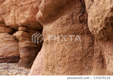 Red canyon in Eilat, Israel Red canyon in Eilat, Israel 135870228