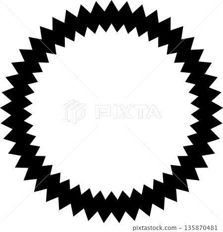 Star bold shape. Element geometric 135870481
