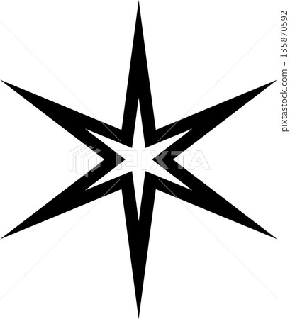 Star bold shape. Element geometric Star bold shape. Element geometric 135870592