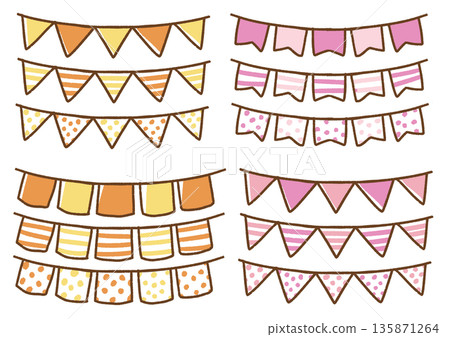 手繪派對花圈套裝 手繪派對花圈套裝 135871264
