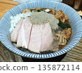 Mixed soba noodles, delicious, roasted pork 135872114