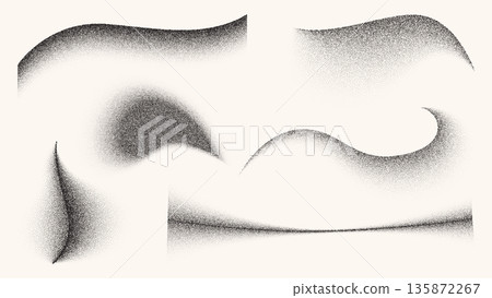 Abstract grain texture element, fluid grain effect 135872267