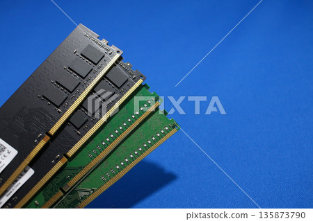 Memory installed in a computer Memory installed in a computer 135873790