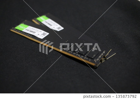 Black memory installed in a computer 135873792