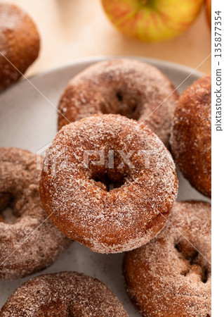 Apple cider or pumpkin spice donuts fall dessert idea Apple cider or pumpkin spice donuts fall dessert idea 135877354