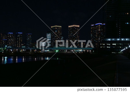 2020年豐洲塔公寓的夜景 135877595