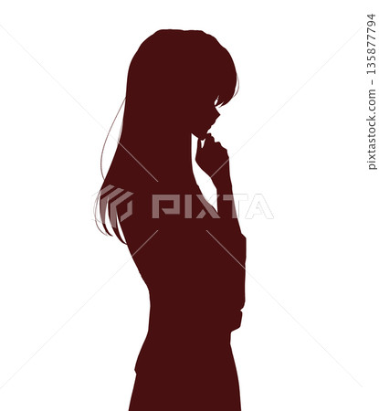 思維女性剪影 135877794