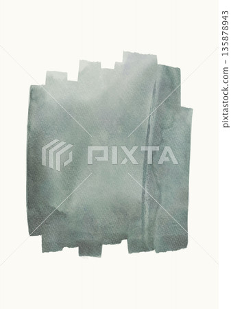 Abstract green watercolor texture background 135878943