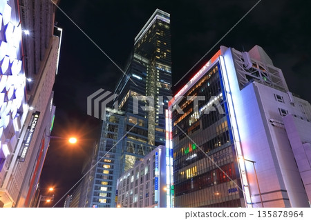 [Osaka] Night view of Abeno Harukas (Tennoji) 135878964