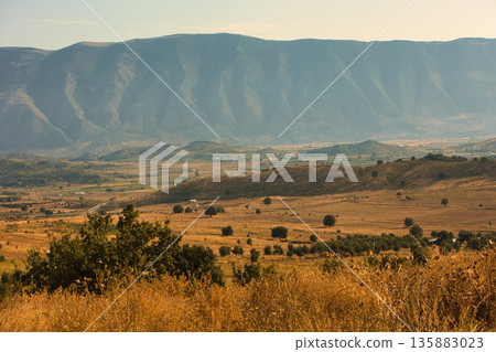 Mountain landscape near, vlore albania august 2025 Mountain landscape near, vlore albania august 2025 135883023