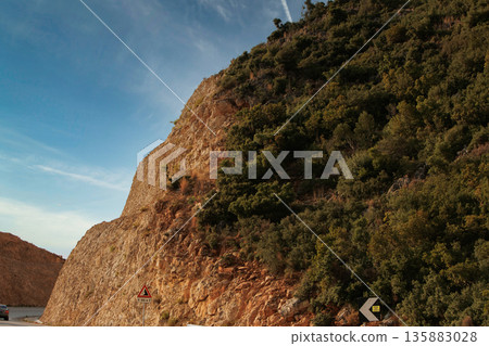 Mountain landscape near, vlore albania august 2025 Mountain landscape near, vlore albania august 2025 135883028