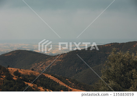 Mountain landscape near, vlore albania august 2025 Mountain landscape near, vlore albania august 2025 135883059