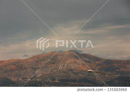 Mountain landscape near, vlore  albania  august 2025  135883068