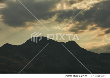 Mountain landscape near, vlore  albania  august 2025  135883080