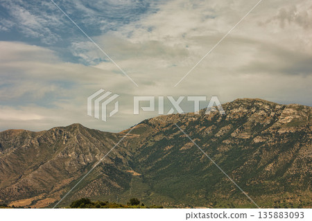 Mountain landscape near, vlore  albania  august 2025  135883093