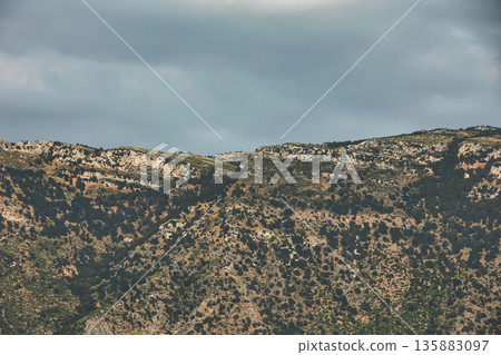 Mountain landscape near, vlore  albania  august 2025  135883097
