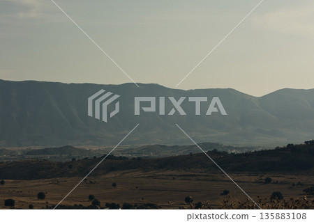 Mountain landscape near, vlore  albania  august 2025  135883108