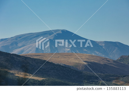 Mountain landscape near, vlore albania august 2025 Mountain landscape near, vlore albania august 2025 135883113