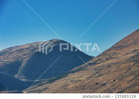 Mountain landscape near, vlore albania august 2025 Mountain landscape near, vlore albania august 2025 135883119
