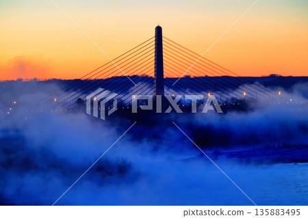 Tokachi River before dawn Tokachi River before dawn 135883495