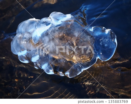 Ice hand holding a stone (20260121093521) Ice hand holding a stone (20260121093521) 135883769
