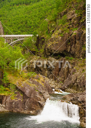 Allmannajuvet mines area Sauda Norway Allmannajuvet mines area Sauda Norway 135883780