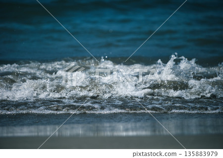 Sea waves in Vlore, Albania, August 2025 Sea waves in Vlore, Albania, August 2025 135883979