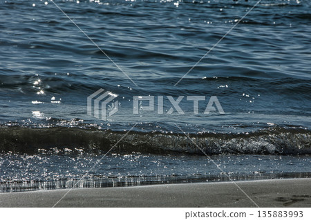 Sea waves in Vlore, Albania, August 2025 135883993