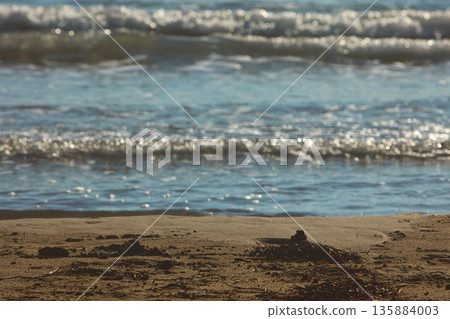 Sea waves in Vlore, Albania, August 2025 135884003