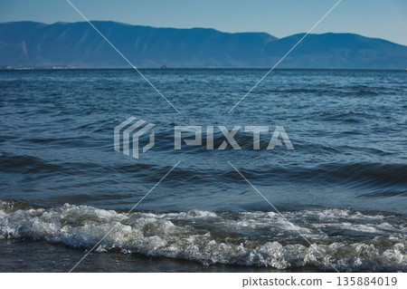 Sea waves in Vlore, Albania, August 2025 Sea waves in Vlore, Albania, August 2025 135884019