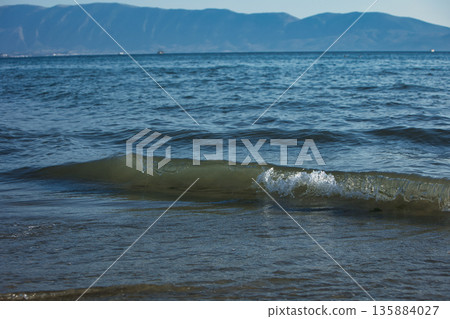 Sea waves in Vlore, Albania, August 2025 Sea waves in Vlore, Albania, August 2025 135884027