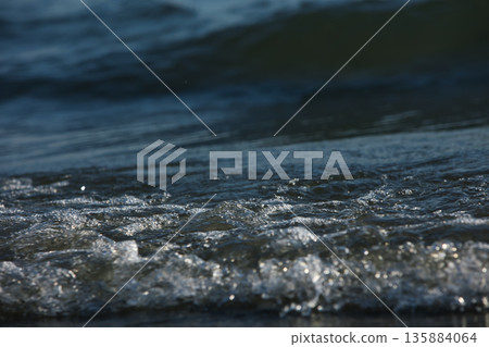 Sea waves in Vlore, Albania, August 2025 135884064