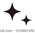 簡單的星星插圖，閃亮的圖標 135885348