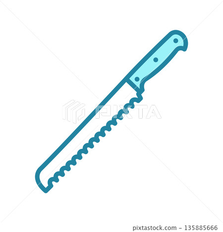 kitchen knife icon vector design template in white background 135885666