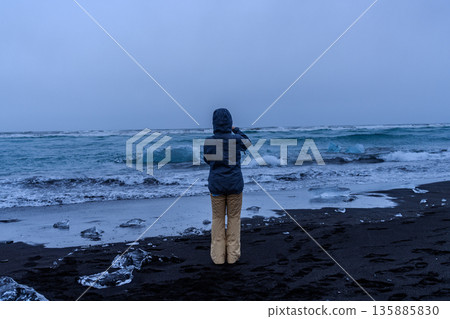 冰島南部冰川湖 冰島南部冰川湖 135885830